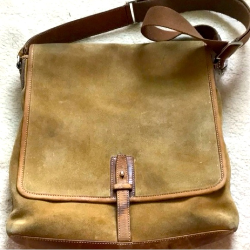 Vintage Coach unisex messenger bag